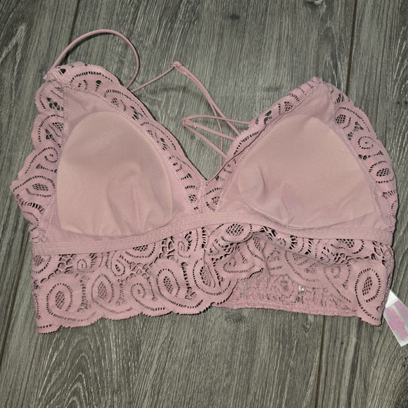 PINK by Victoria's Secret Crochet Lace Bralette size large - Picture 8 of 8